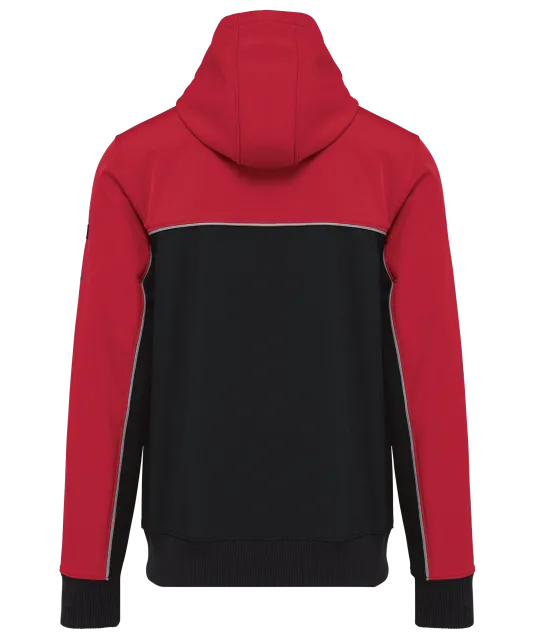 WK450 - 3-laags unisex softshelljas Black / Red