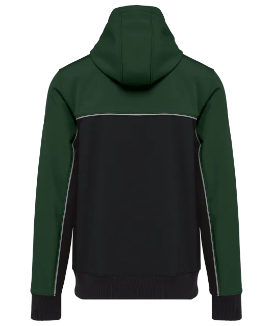 WK450 - 3-laags unisex softshelljas Black / Forest Green