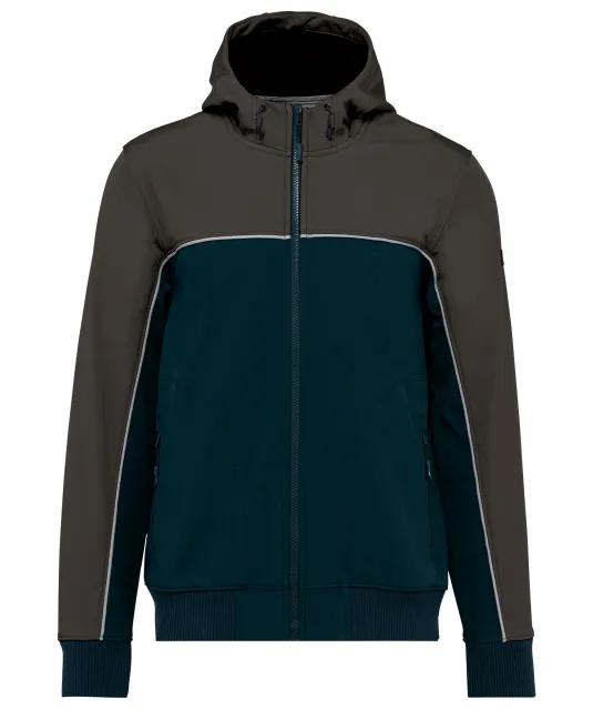 WK450 - 3-laags unisex softshelljas Navy / Dark Grey