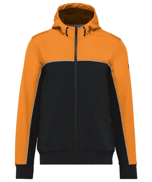 WK450 - 3-laags unisex softshelljas Black / Orange