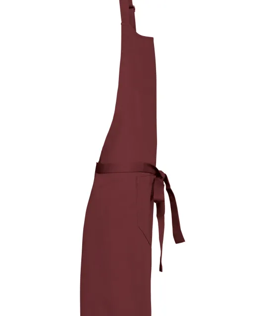 K885 - Katoenen schort met zak Wine