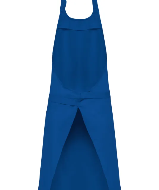 K885 - Katoenen schort met zak Royal Blue