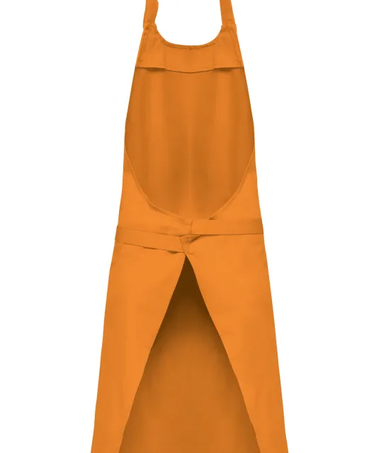 K885 - Katoenen schort met zak Orange