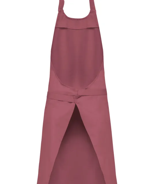 K885 - Katoenen schort met zak Marsala
