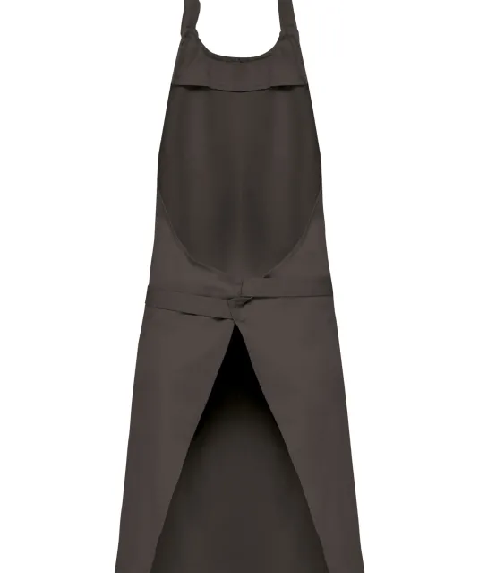 K885 - Katoenen schort met zak Green Olive