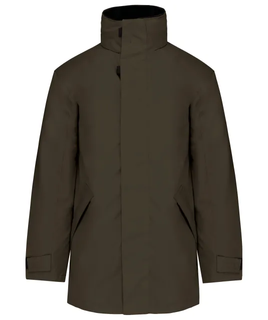 K677 - Gewatteerde parka Deep khaki
