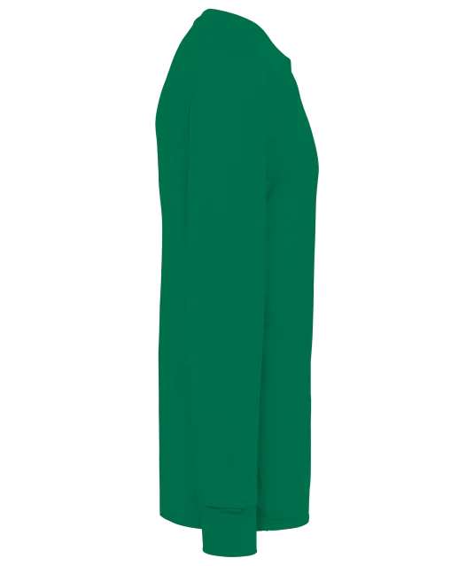 WK303 - Ecologisch uniseks T-shirt met lange mouwen Kelly Green