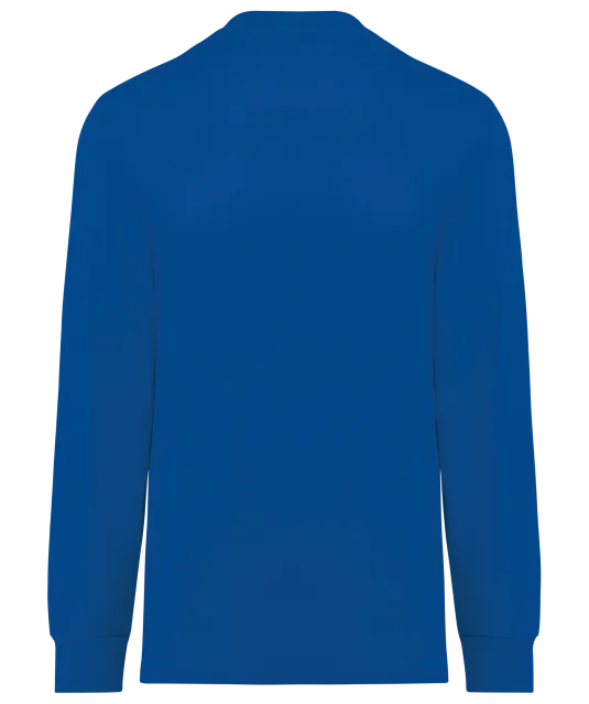 WK303 - Ecologisch uniseks T-shirt met lange mouwen Royal Blue