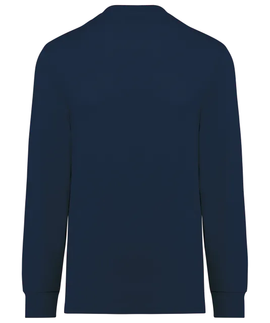 WK303 - Ecologisch uniseks T-shirt met lange mouwen Navy