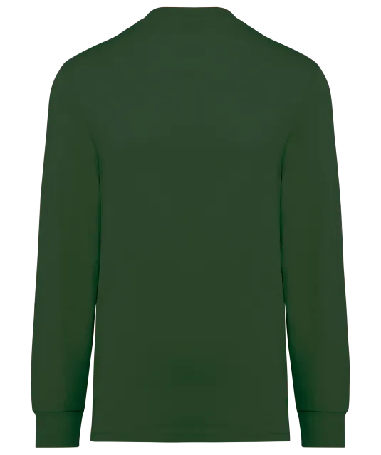 WK303 - Ecologisch uniseks T-shirt met lange mouwen Forest Green