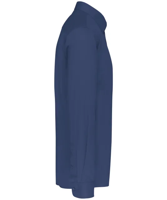 K545 - Overhemd in onderhoudsvriendelijk polykatoen-popeline heren Deep Blue