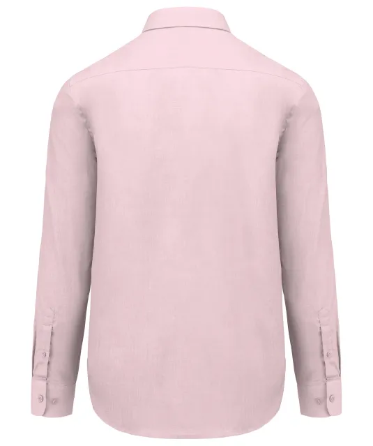 K545 - Overhemd in onderhoudsvriendelijk polykatoen-popeline heren Pale Pink