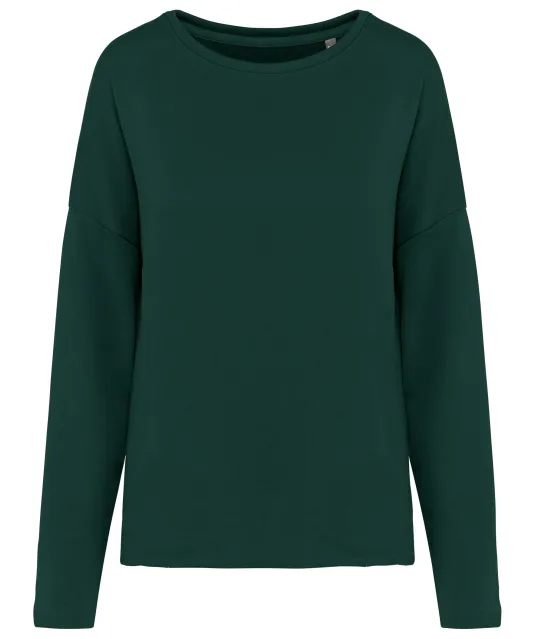 K471 - Damessweater “Loose fit” Amazon Green