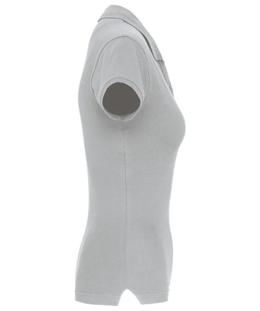 K240 - Piquépolo korte mouwen dames Snow Grey