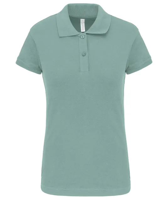 K240 - Piquépolo korte mouwen dames Sage