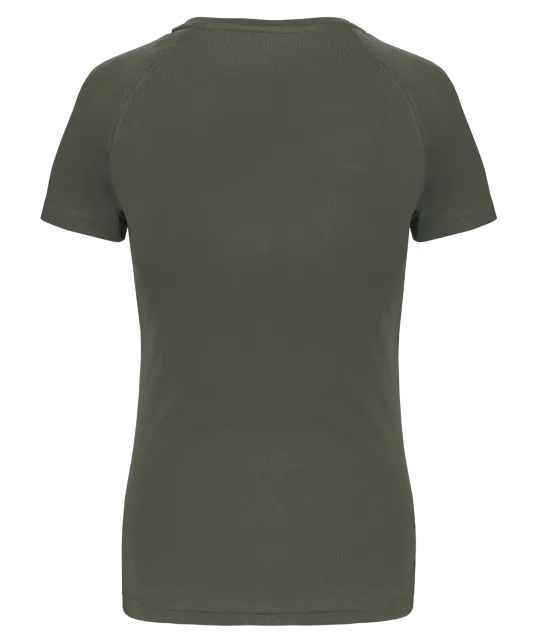 PA439 - Functioneel damessportshirt Dark Khaki