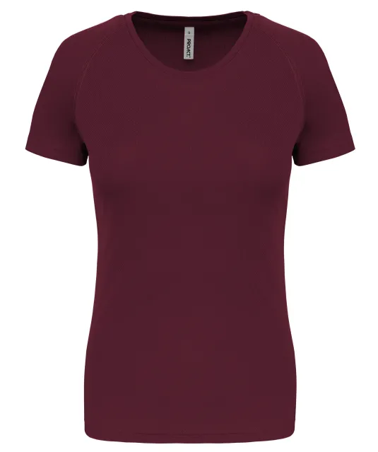 PA439 - Functioneel damessportshirt Wine