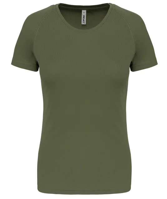 PA439 - Functioneel damessportshirt OLIVE