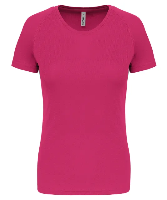 PA439 - Functioneel damessportshirt Fuchsia