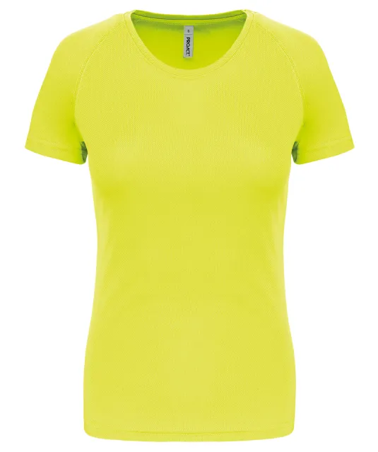 PA439 - Functioneel damessportshirt Fluorescent Yellow