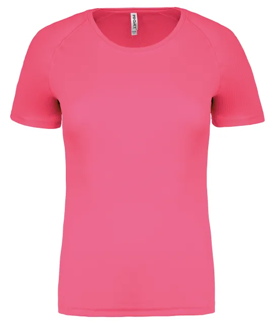 PA439 - Functioneel damessportshirt Fluorescent  Pink