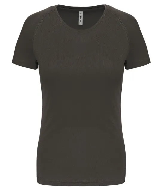 PA439 - Functioneel damessportshirt Dark Grey