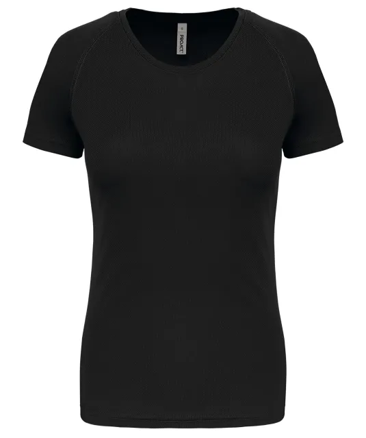 PA439 - Functioneel damessportshirt Black