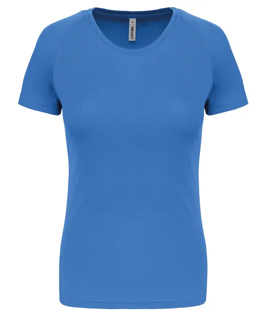 PA439 - Functioneel damessportshirt Aqua Blue