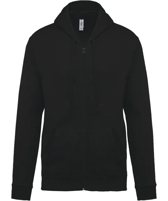 K479 - Sweatvest met capuchon Black