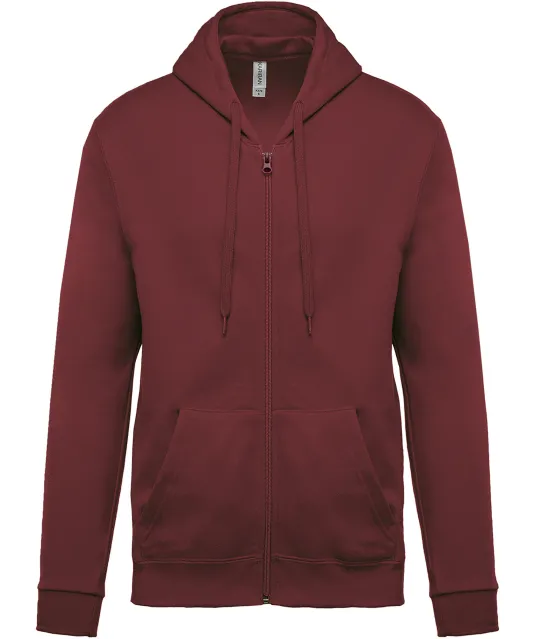 K479 - Sweatvest met capuchon Wine