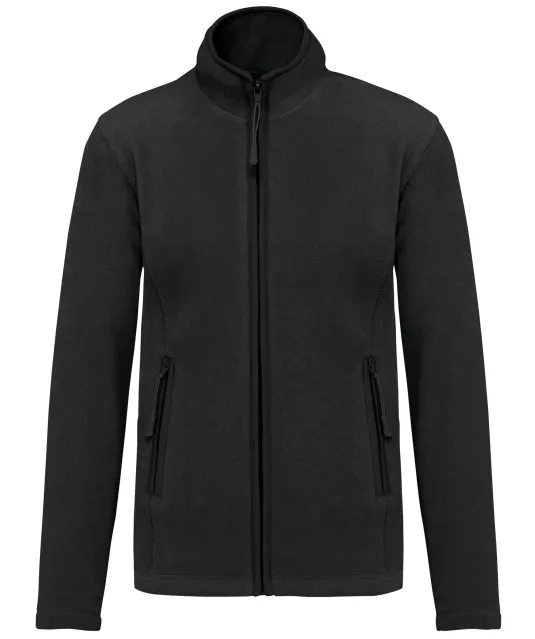 K907 - Microfleece met rits dames Black