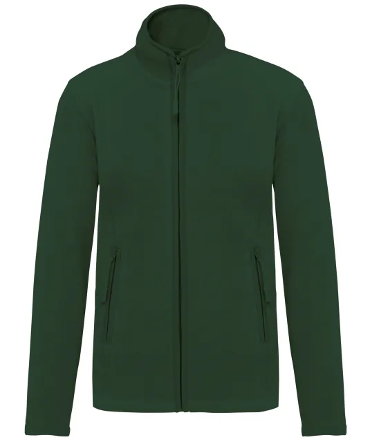 K907 - Microfleece met rits dames Forest Green