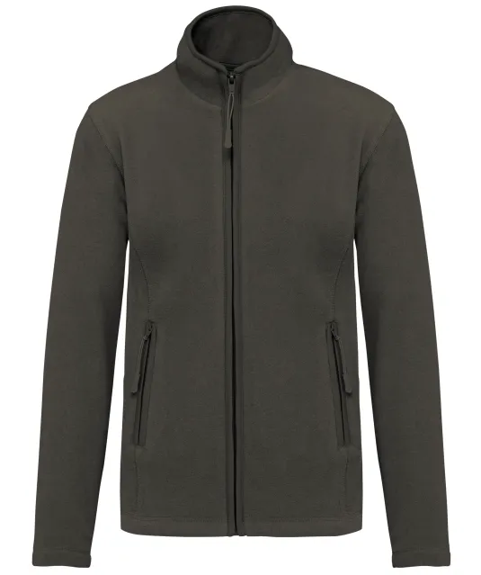K907 - Microfleece met rits dames Green Olive