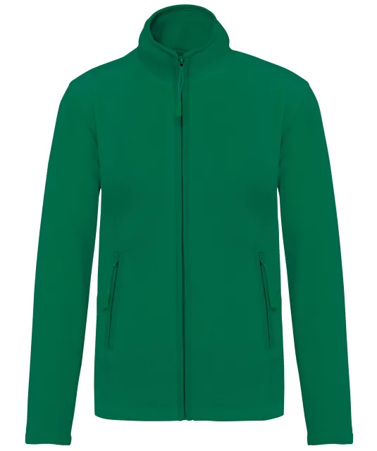 K907 - Microfleece met rits dames Kelly Green