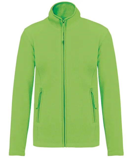 K907 - Microfleece met rits dames Lime