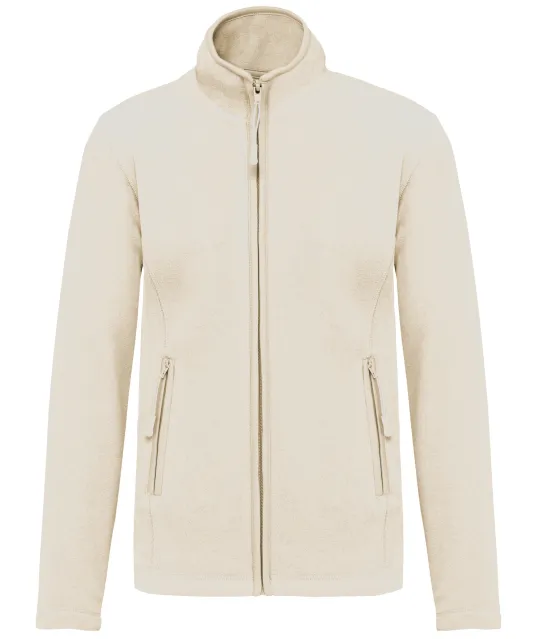 K907 - Microfleece met rits dames Natural