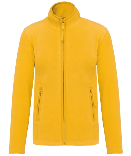 K907 - Microfleece met rits dames Yellow