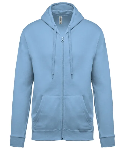 K479 - Sweatvest met capuchon Sky Blue