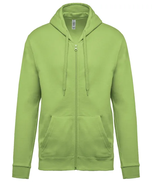 K479 - Sweatvest met capuchon Lime