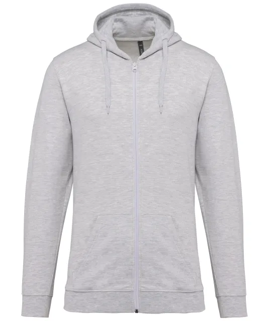 K479 - Sweatvest met capuchon Ash Heather