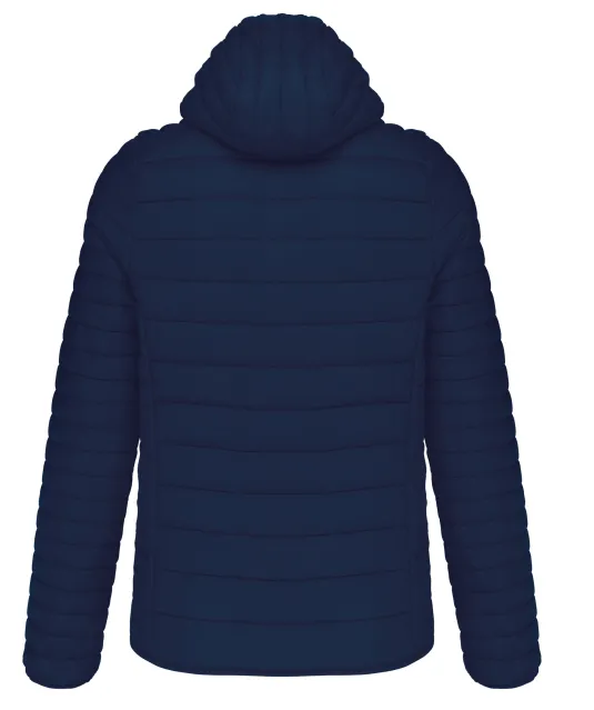 K6110 - Men's lightweight hooded padded jacket Navy