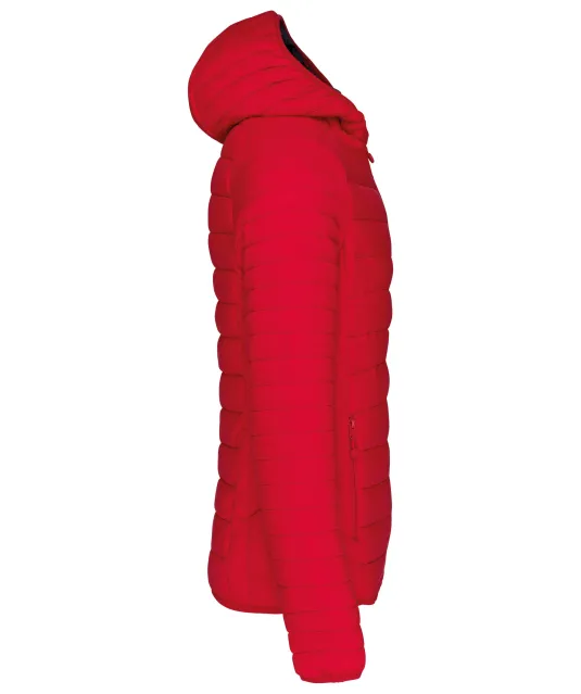 K6110 - Men's lightweight hooded padded jacket Red