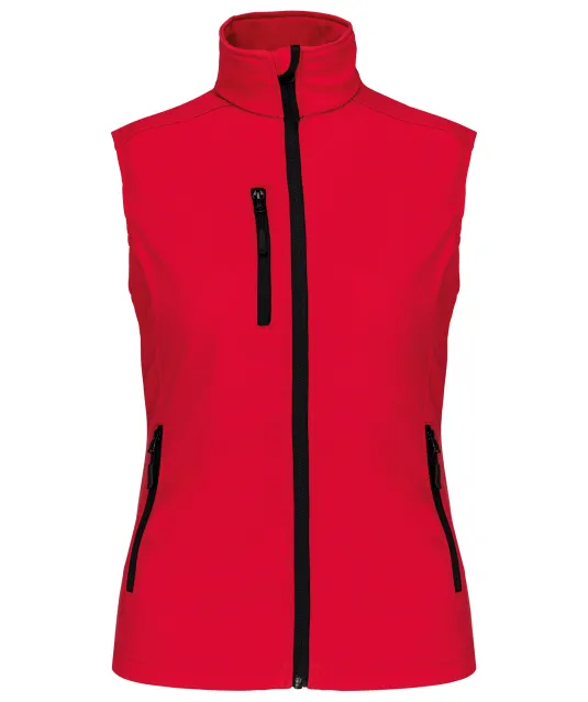 K404 - Dames softshell bodywarmer Red
