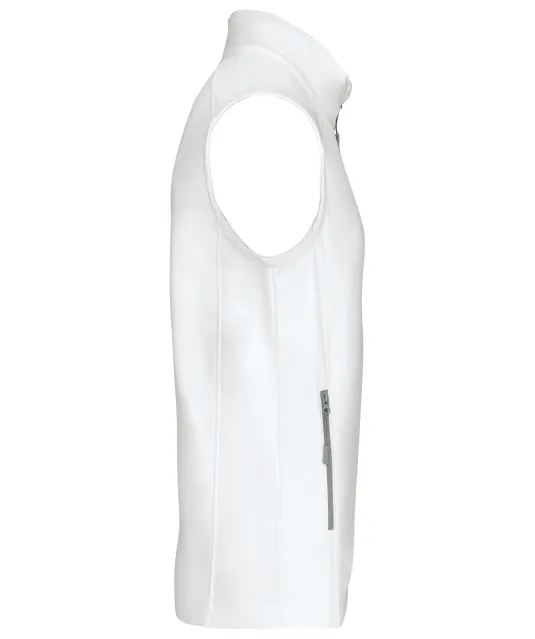 K403 - Softshell bodywarmer White