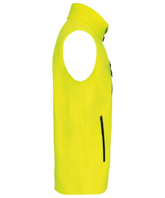 K403 - Softshell bodywarmer Fluorescent Yellow