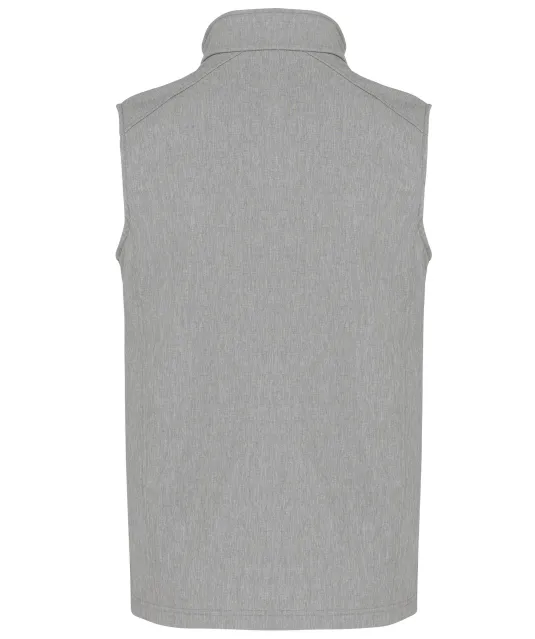 K403 - Softshell bodywarmer Marl Grey