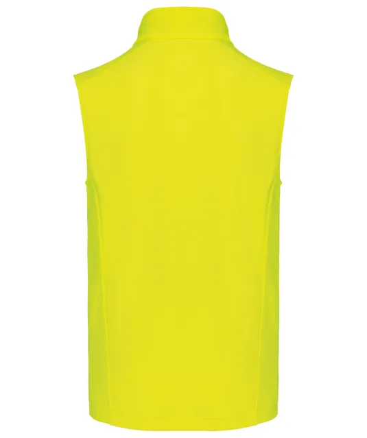 K403 - Softshell bodywarmer Fluorescent Yellow