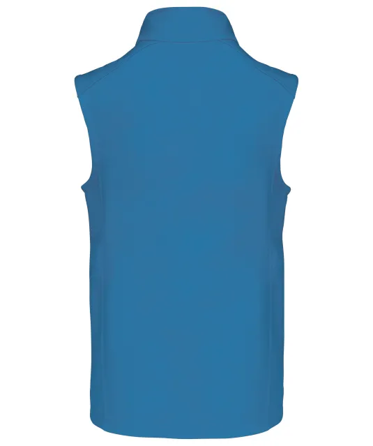 K403 - Softshell bodywarmer Aqua Blue