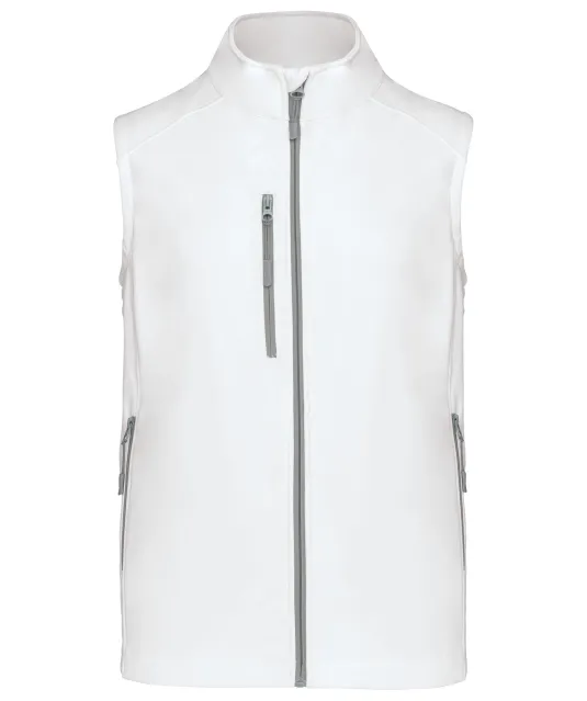 K403 - Softshell bodywarmer White