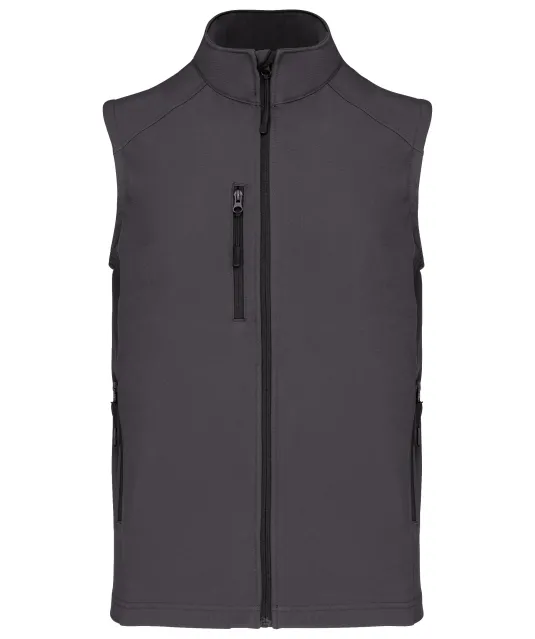 K403 - Softshell bodywarmer Titanium